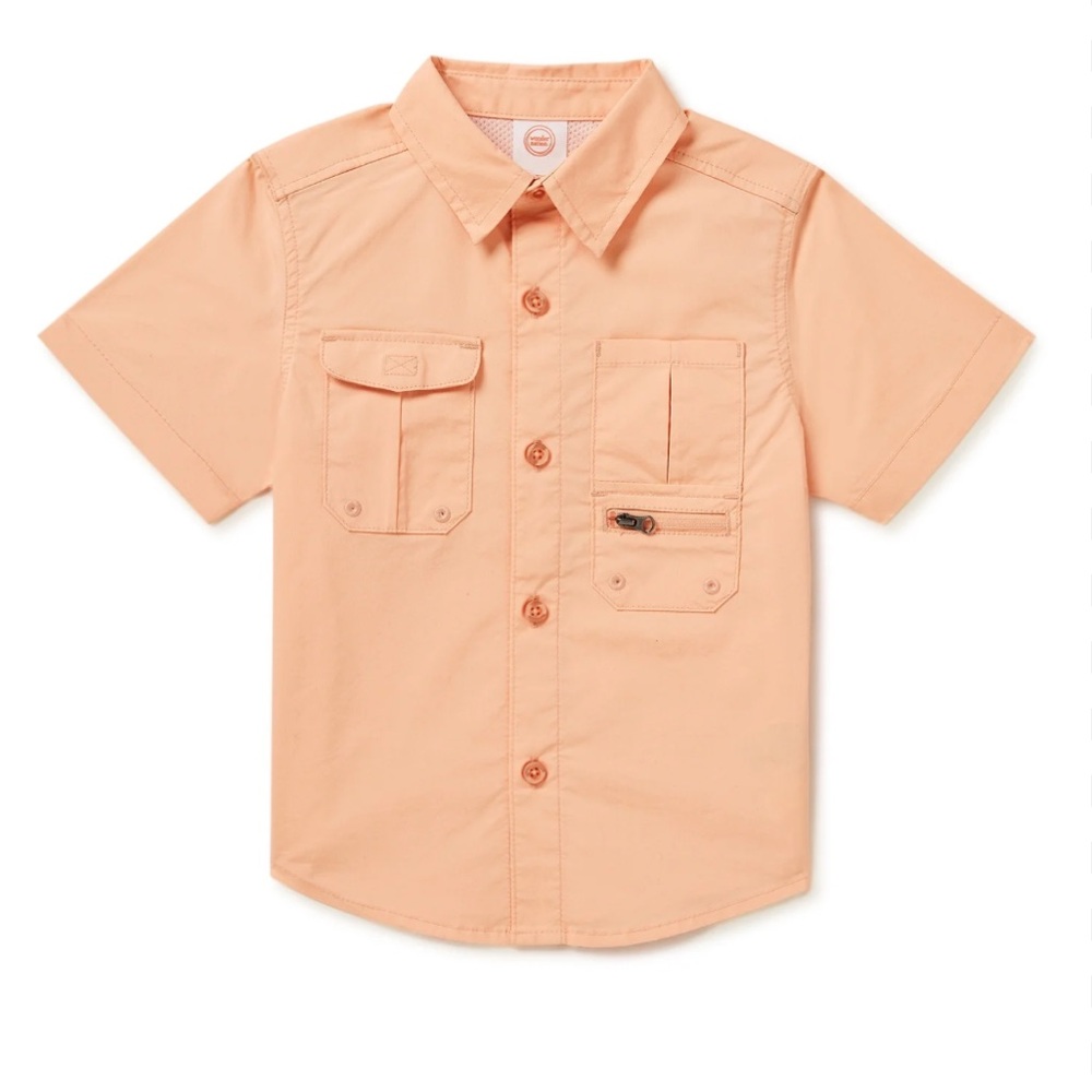 Wonder‎ Nation Toddler boy peach adventure short sleeve 2t